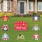 Big Dot of Happiness Wild and Ugly Sweater Party - Yard Sign and Outdoor Lawn Decorations - Holiday and Christmas Animals Party Yard Signs - Set of 8